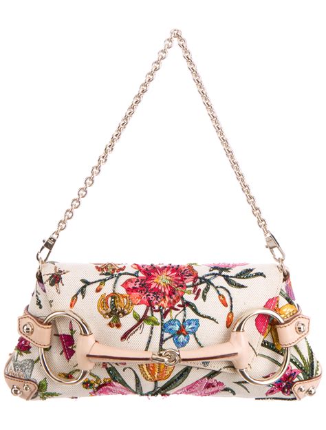 gucci flora clutch